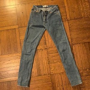 Re/Done mid-rise straight leg jean